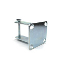 6 Inch Heavy-duty Galvanized And Rigid  Bracket with screws and nuts